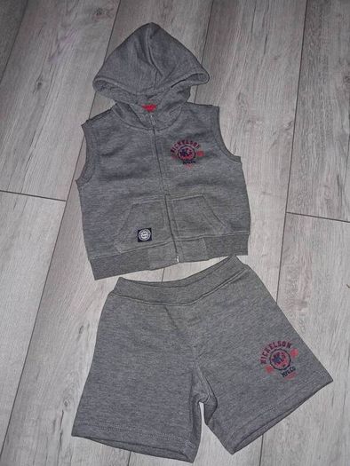 x2 Bundle - Brand New Nickelson Hooded Gillet & Shorts - Size - 6-9 Months - RRP - 38.99