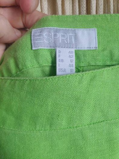 Esprit Linen Skirt Size Uk 12
