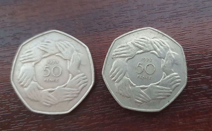Uk EEC Membership 50p Coin 1973