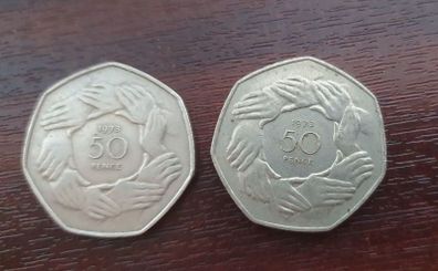 Uk EEC Membership 50p Coin 1973