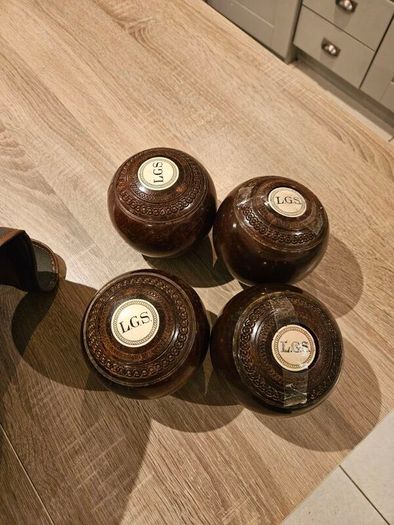 vintage lawn bowls
