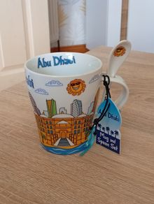 Abu Dhabi Mug and spoon New