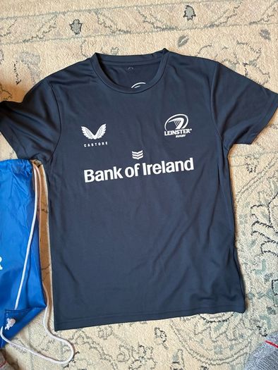 Kids Leinster Rugby Top, Ball and bag