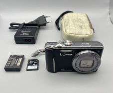 Panasonic Lumix DMC-TZ18 14.1MP Digital Camera Black - Full Kit