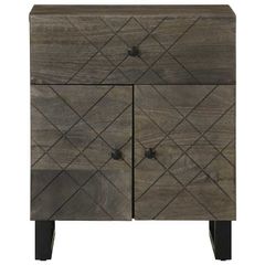 Bedside Cabinet Black 50x33x60 cm
