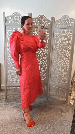 zara midi dress