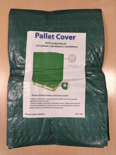 Euro Pallet Cover Small - 1220 L x 820 W x 500 H