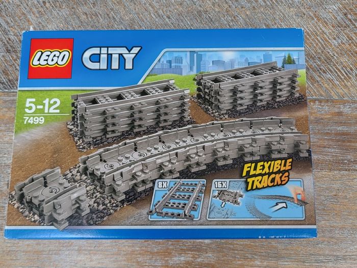 Lego City Flexible and Straight Train Tracks