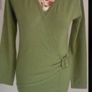 jumper Bnwt olive green wrap jumper size 10/12 Image 2