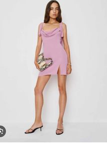 Reformation dress Doris in sugar plum