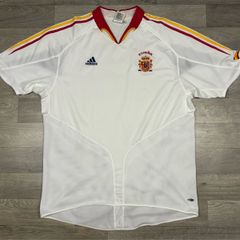 Vintage 2004 Adidas Spain Away Jersey Shirt Mens XXL