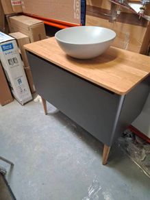 Crosswater artist 1000 unit and bowl ex display