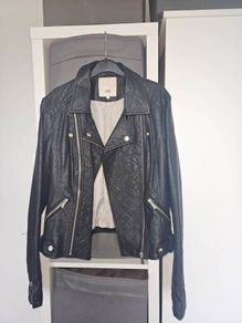 River Island Leather Jacket Size 8