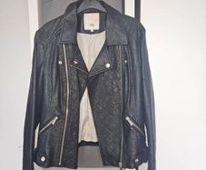 River Island Leather Jacket Size 8