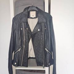 River Island Leather Jacket Size 8