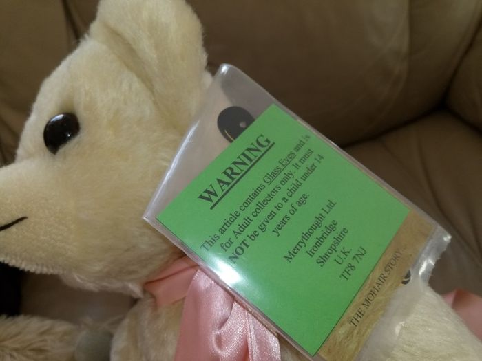 Merry Thought Collectors Alpha Farnell Teddy Bear