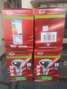 R80 Reflector bulbs 80 Watt X 8