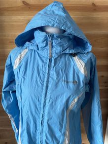 Women raincoat Regatta light jacket blue summer size S
