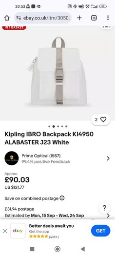 Kipling medium backpack