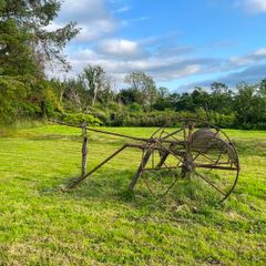 Antique Osborne Horse-Drawn Hay Rake
