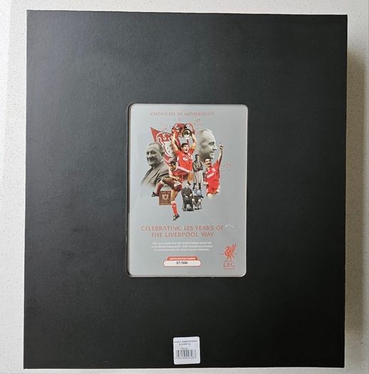 Official Liverpool FC 125th Anniversary Limited Edition Double Shirt Box Set - Size Large (Pristine Condition)