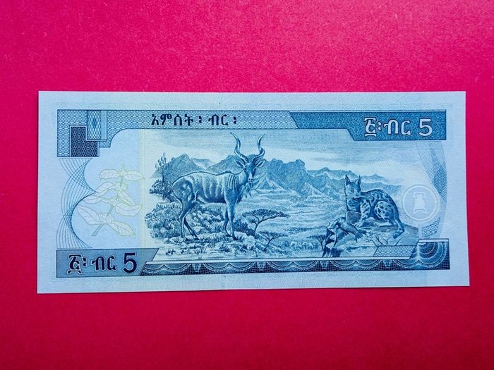 Ethiopia  5 Birr  2000 - 2008  Pick  47e ( Uncirculated )