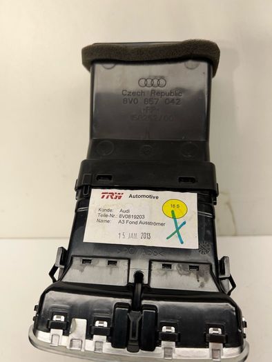 Audi A3 2014 Air Vent Console Rear 8v0819203 Mk3 8v A2l6b1s