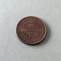 Ireland 1834 Drapers Farthing Token Burns and Co.
