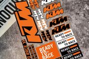 KTM Waterproof Vinyl Stickers for Car Motorcycle Bike Skateboard Laptop Bottle Phone