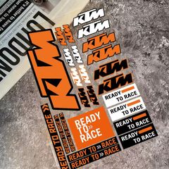 KTM Waterproof Vinyl Stickers for Car Motorcycle Bike Skateboard Laptop Bottle Phone