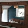 Mirror. Oak Frame. Mantelpiece 46" x 35" Image 3