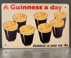 Guinness Tin Metal Sign
