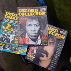 Vynil record collected magazines  20