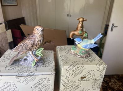 2 Bird Figurines from The Chancery Collection
