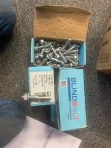 Blind bolts  11mn x 60