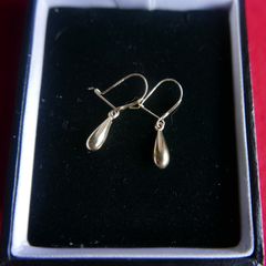 Vintage 9ct Gold 375 Drop Earrings 0,56g