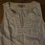 Next Tailored 100% Linen White Top Size 10 Image 3