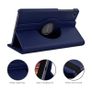 For Samsung Galaxy Tab A11 Tablet Case 360 Rotating PU Leather Cover - Blue Image 2