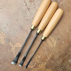 3 Henry Taylor carving gouges