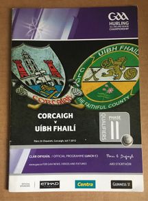 7th July 2012. GAA (Hurling) Programme. Cork V Offaly @ Pairc Ui Chaoimh