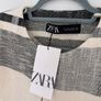 Zara Structured Striped Blazer BNWT Image 4