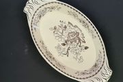 Vintage Copeland Spode Chinese Rose Serving Dish Platter England Floral China