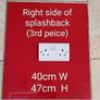 Kitchen glass splashback for small upgrade job Image 6
