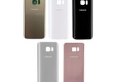 For Samsung Galaxy S7 Edge Back/Battery Cover Glass Housing New Gold / Silver / White / Black / Pink
