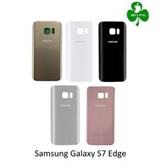 For Samsung Galaxy S7 Edge Back/Battery Cover Glass Housing New Gold / Silver / White / Black / Pink