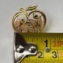 gold-tone vintage apple brooch Image 4