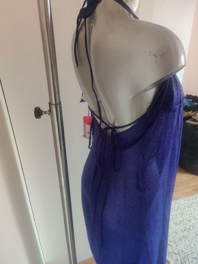 BNWT Ocean Club Purple halter neck beachwear jumpsuit size UK16 EU44 Postage included