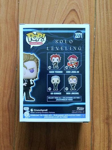 Funko Pop 2271 Solo Leveling Woo Jinchul Anime Manga Webtoon Manhwa Korea Figure