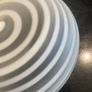 vintage mid century Leonardo Germany "Twist " Glass Bowl Image 7