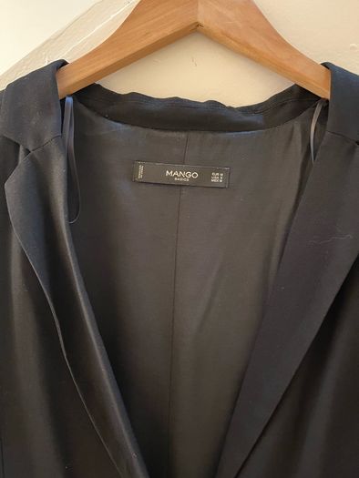 MANGO  Black long blazer